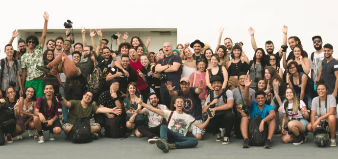 L'équipe Lumimix réunie